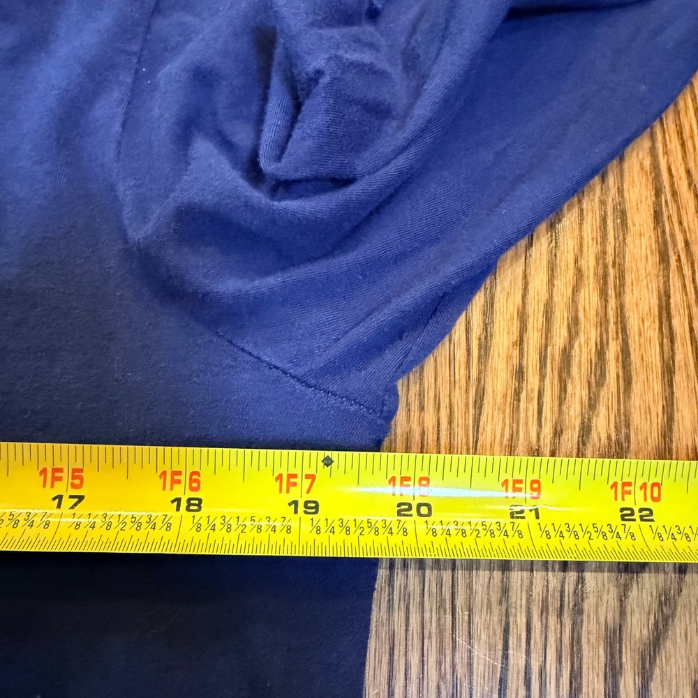 Nike Baylor Basketball Long Sleeve Tee Athletic Cut Size M Navy Blue‎ Graphic - Picture 7 of 8